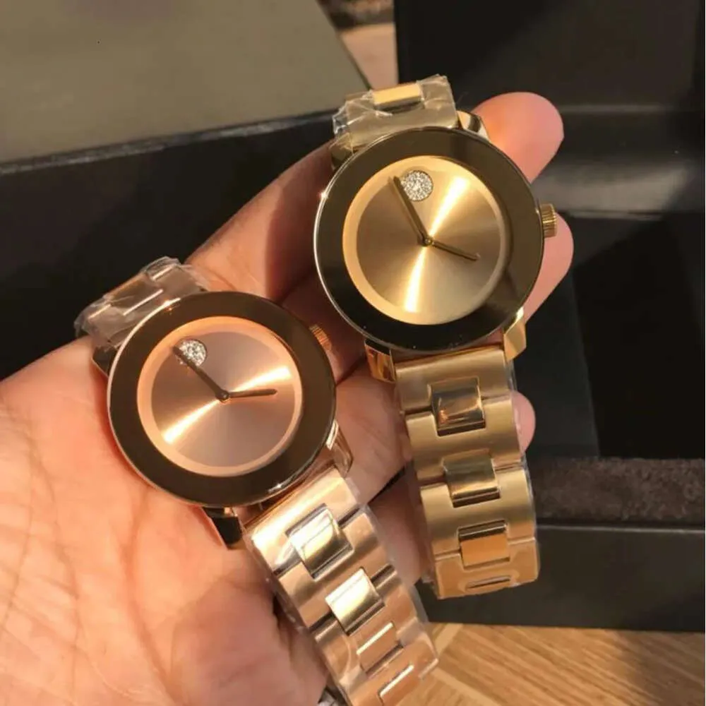 Men Women Watches Couple Watches Quartz Movement 36mm 42mm Dial Stainless Steel Strap Crystal Watch Daily Fashion Waterproof Watch