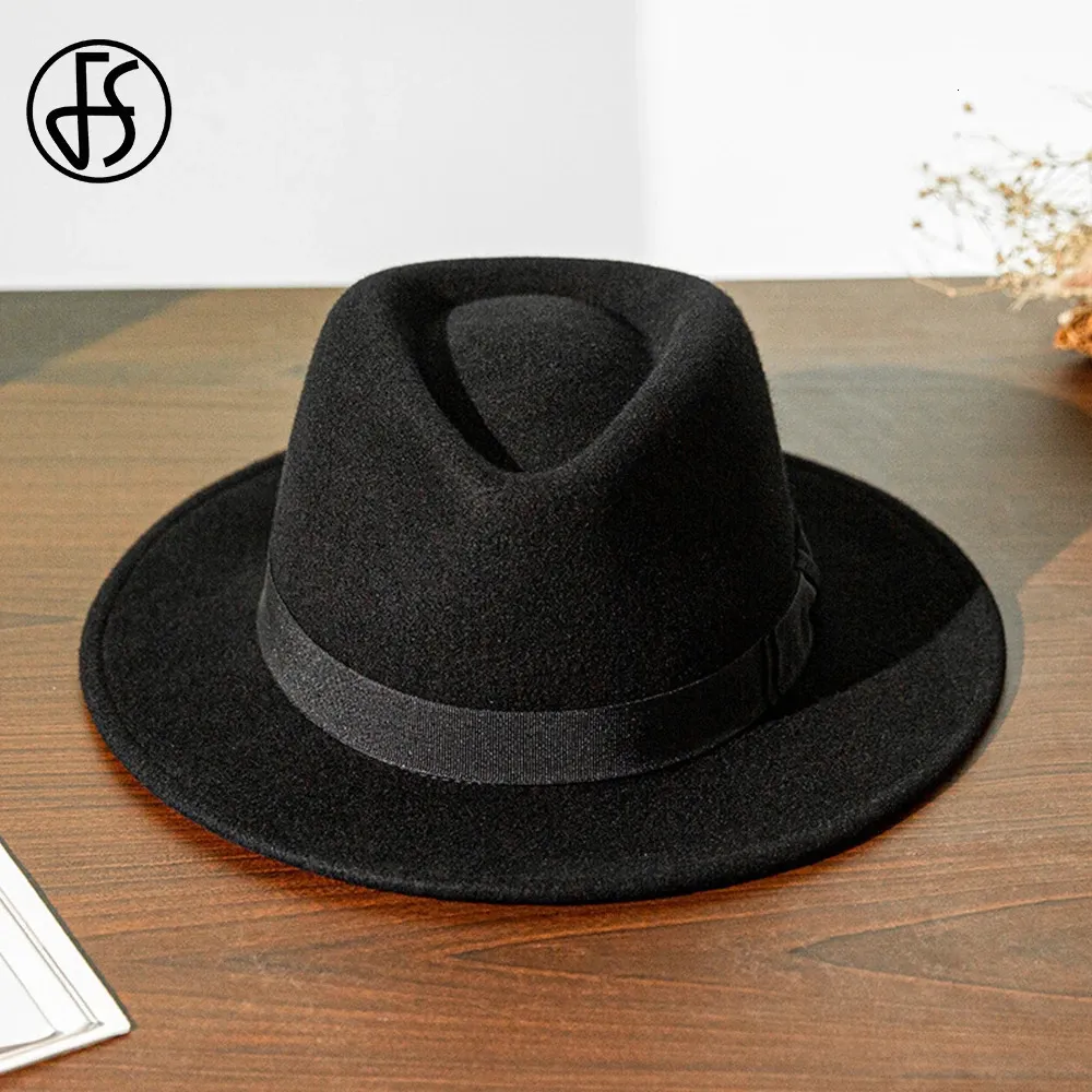 FS French Gentleman Black Jazz Hats For Men With... From  display picture 1