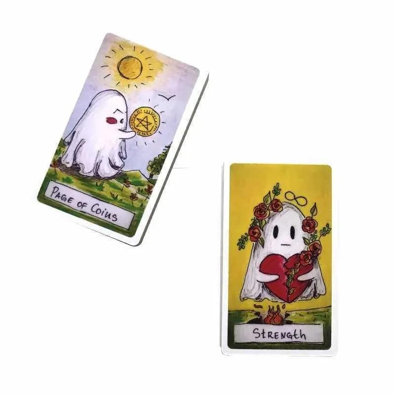 Ghost Tarot Oracle Card Game Family Party Entertainment Set with