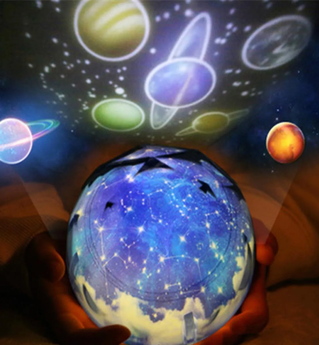 Night Light Planet Magic Projector Earth Universe LED LED COLLUTLULL FLASTING STARRY SKY Projector Kid Baby Christmas Gift6927089