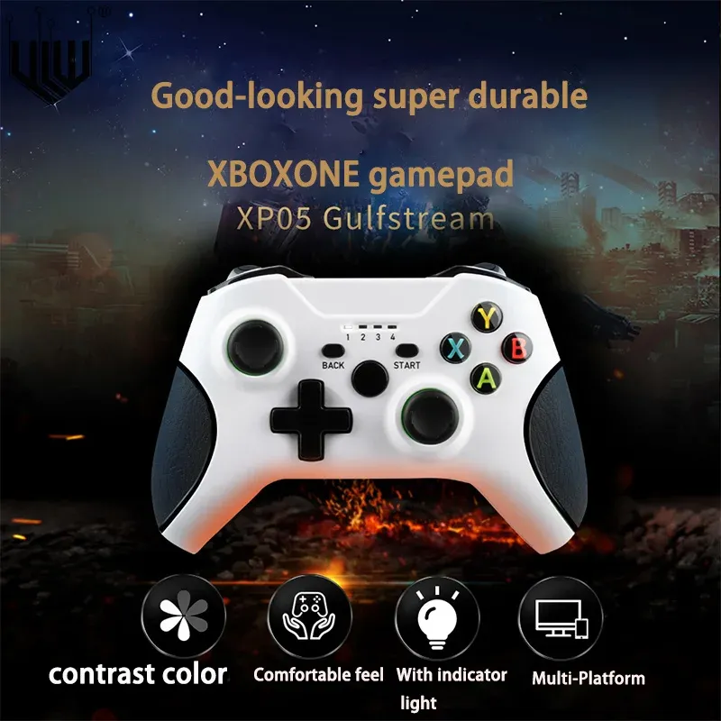 GamePads pour Xbox Bluetooth 2.4 g Contrôleur GamePad Joystick Controller pour Xbox One Dual Vibration Game Controller Gamepad Joystick