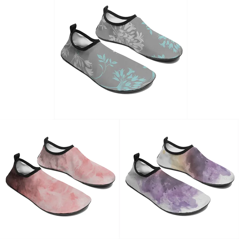 män kvinnor anpassade vading skor tecknad djur design diy ord svart vit blå röd slip-on mens tränare gai 125