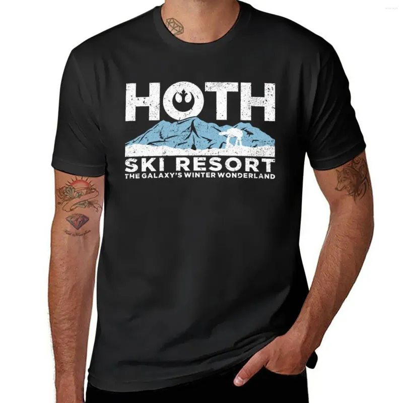 Herren Tanktops H Ski Resort T-Shirt Custom T-Shirts Schwarzes Hemd Training für Männer