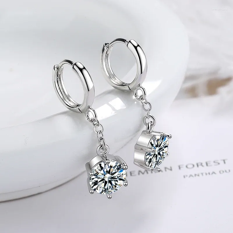 Hoop Earrings Est Fresh Simple For Women Tiny Smooth Huggies With Small Zirconia Pendant Dangle Earring Accessories Gifts