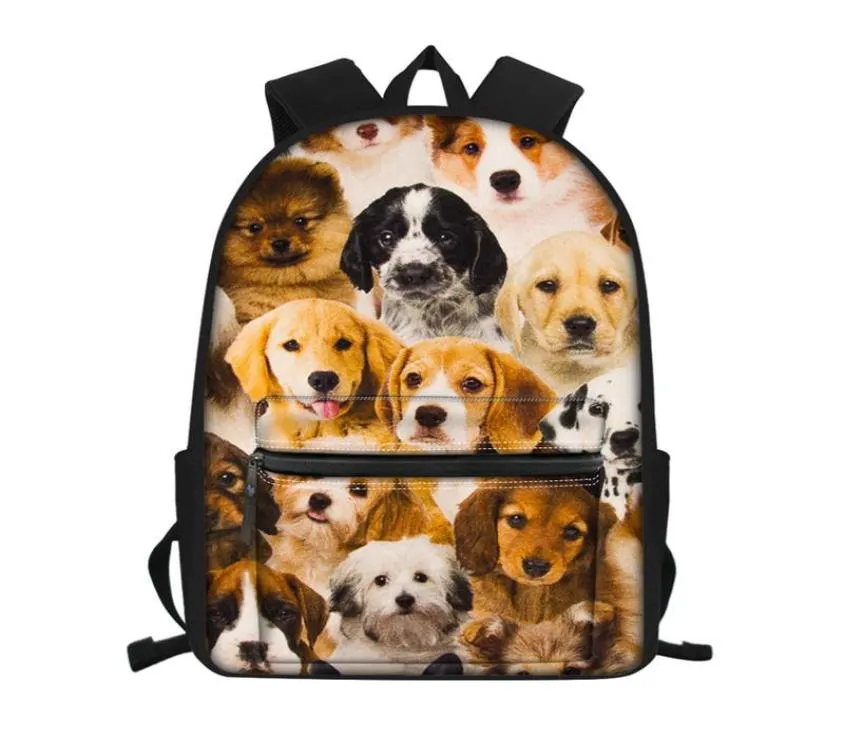 Bolsas escolares de cachorrinho cão de cachorro 3d mochila infantil para meninos para meninos bolsa de mochila estudante mochila ortopédica mochilas mochilas mochila 2093264