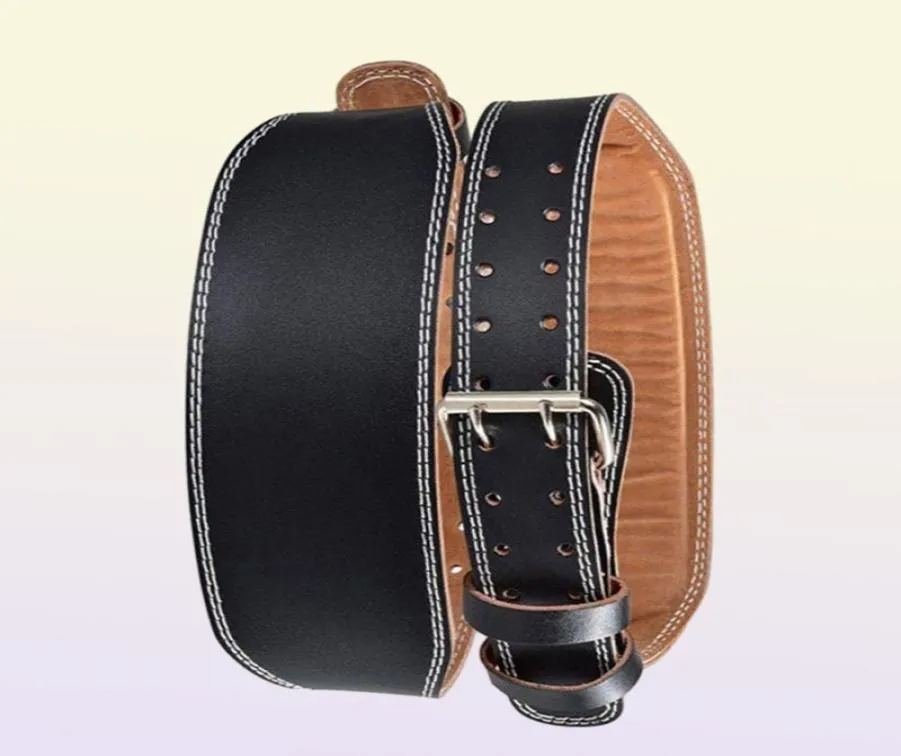 Taille ondersteuning mannen vrouwen faux lederen gewicht tillende riem dubbele prong power lumbale tailleband dropship75409222222