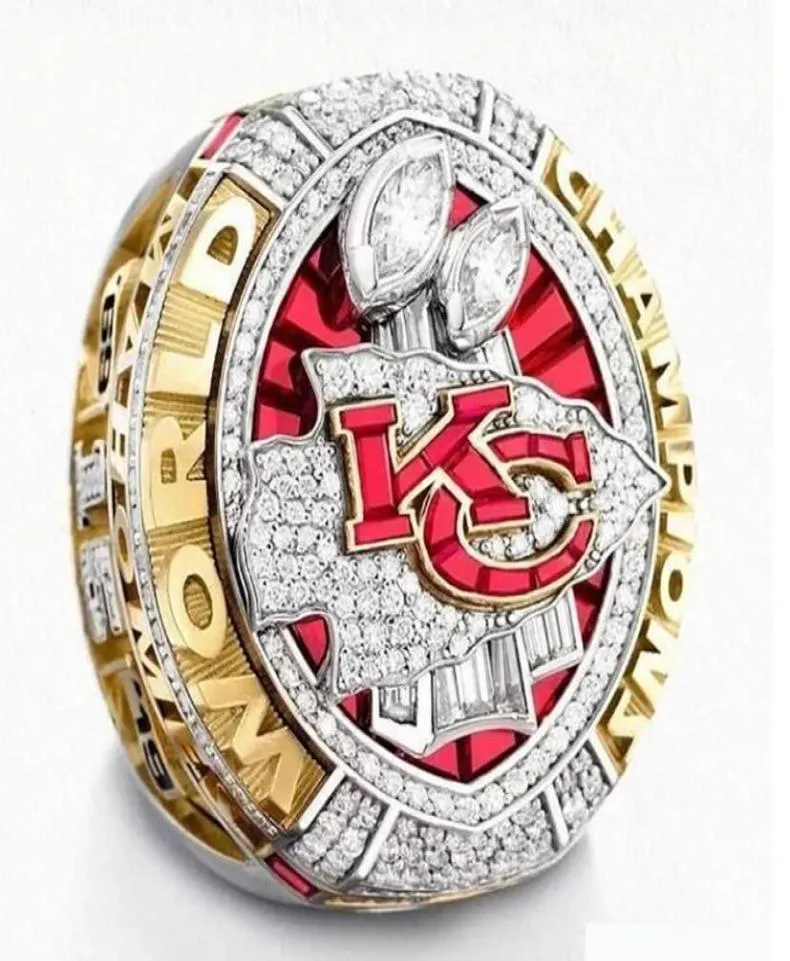 Fine high quality Holiday whole Kansas 20192020 City Chiefs World Championship Ring TideHoliday gifts for friends Men Rings w8364409