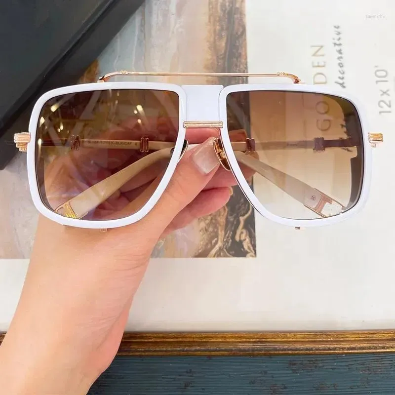 Солнцезащитные очки 2024 Классическая ретро -стимпанк мода мода мужски для женщин дизайнер бренд.