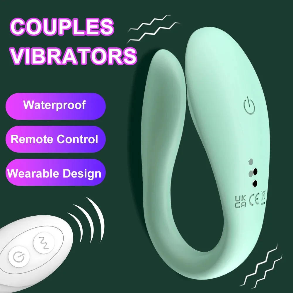 Trådlös kontroll vagina dildo vibratorer för par bärbar g spot anal klitoris stimulator dubbla vibrator 18 sexleksaker för kvinnor 240402