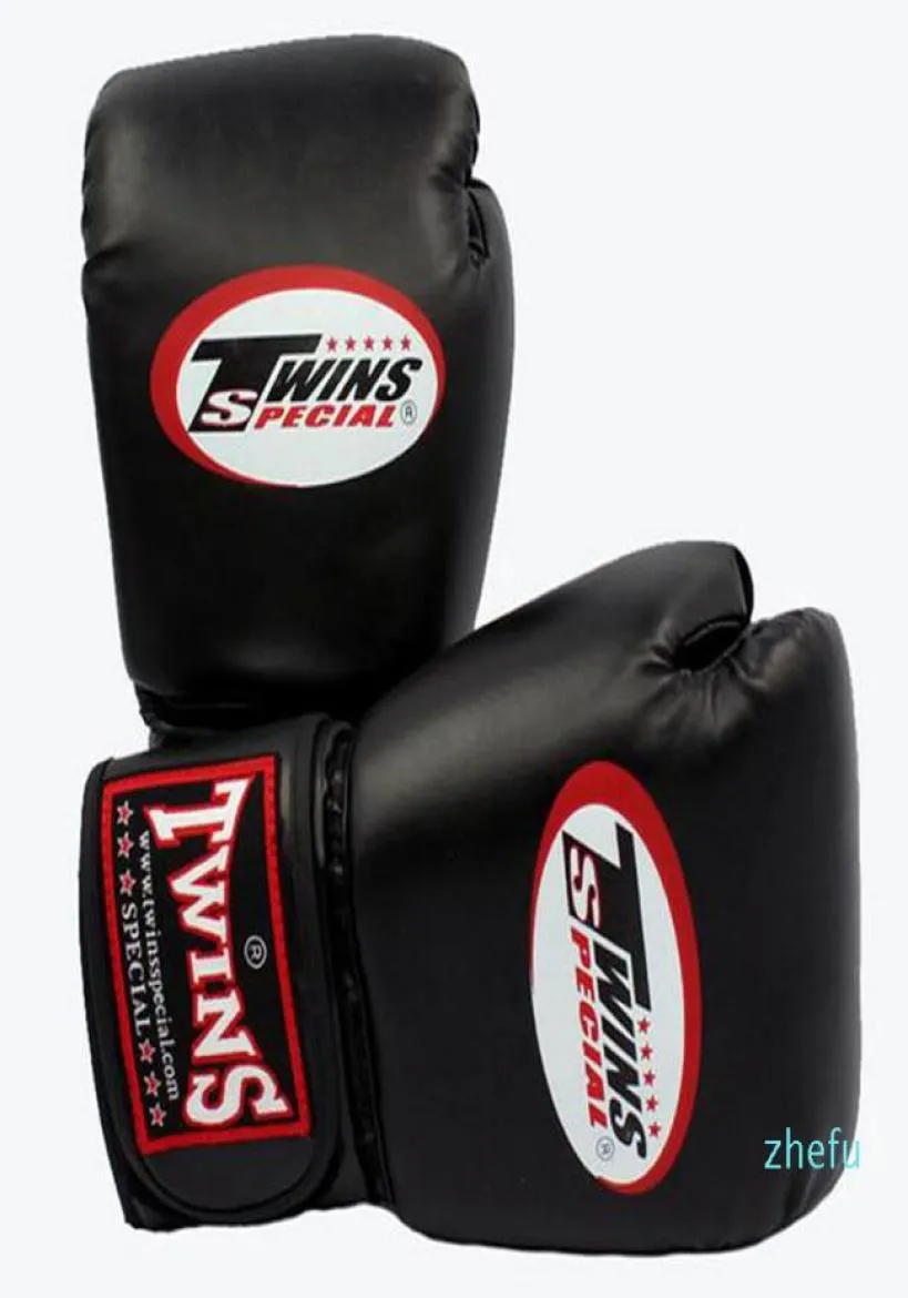 10 12 14 Oz Boks Eldiven PU Deri Muay Thai Guantes de Boxeo Dövüş MMA Kum torbası Eğitim Eldiveni Erkekler için Kids8380588