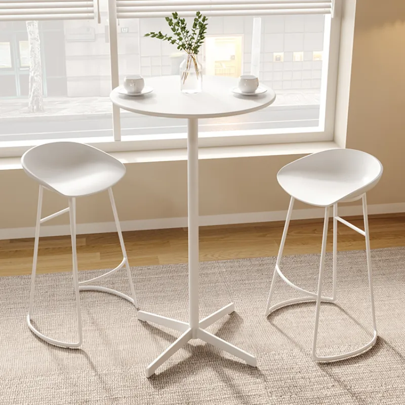 Retro Coffee Minimalist Bar Tables Round Exquisite Home Essential