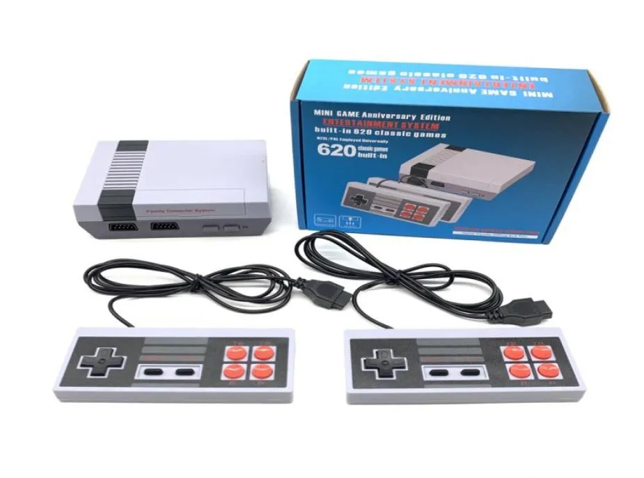 MINI TV Video Handheld Game Console 620 Games Player 8 Bit Entertainment System med Retail Box1603838