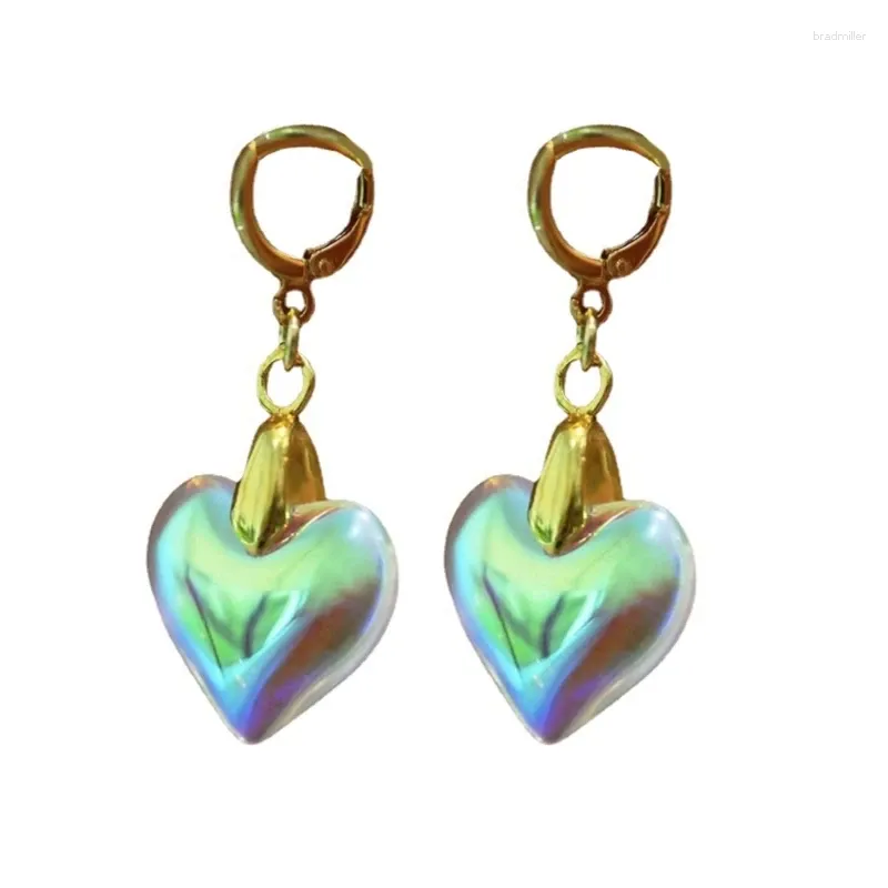 Dangle Earrings Punk Vintage Heart Shape Drop Ear Jewelry Fashion Party Alloy Material Gift For Women Girlfriends