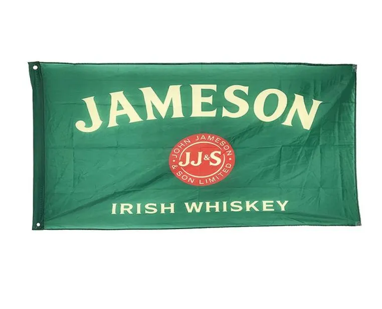 Jameson Irish Whisky Flag Banner 3x5 Feet Man Cave Party Garden House Outdoor Fast 4376528