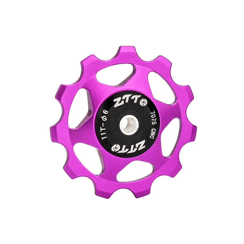 2PCS Bicycle Rear Derailleur Pulley Wheels - 11T Aluminum Alloy Jockey Wheels With Bearings