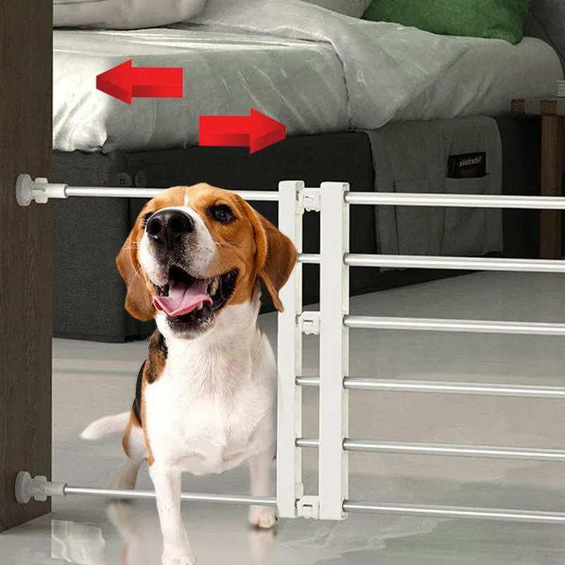 New Retractable Pet Dog Gate Barrier Gates Extra Wide Fence No Drilling Dog Gates For Stairs Auto Close Pet Gate Isolated Fence From 22 56 DHgate