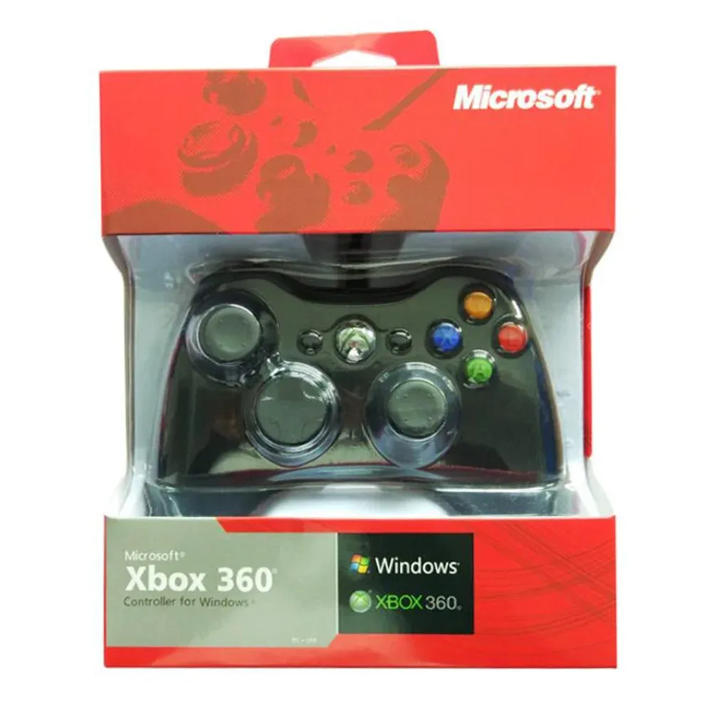 Gamepads Wired Xbox 360 Controller Gamepad für Microsoft Xbox 360/Slim/Elite -Konsole für Windows 08.10.7 Spiel Joystick