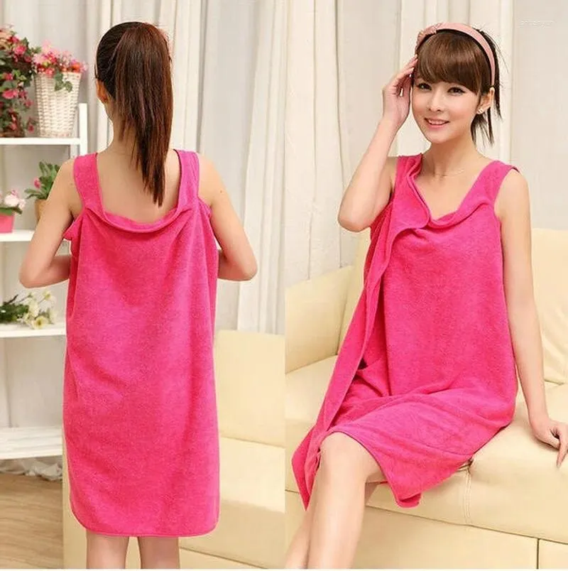 Towel Bathroom Women Microfiber Bath Towels For Adults Wearable Beach Wrap Gown