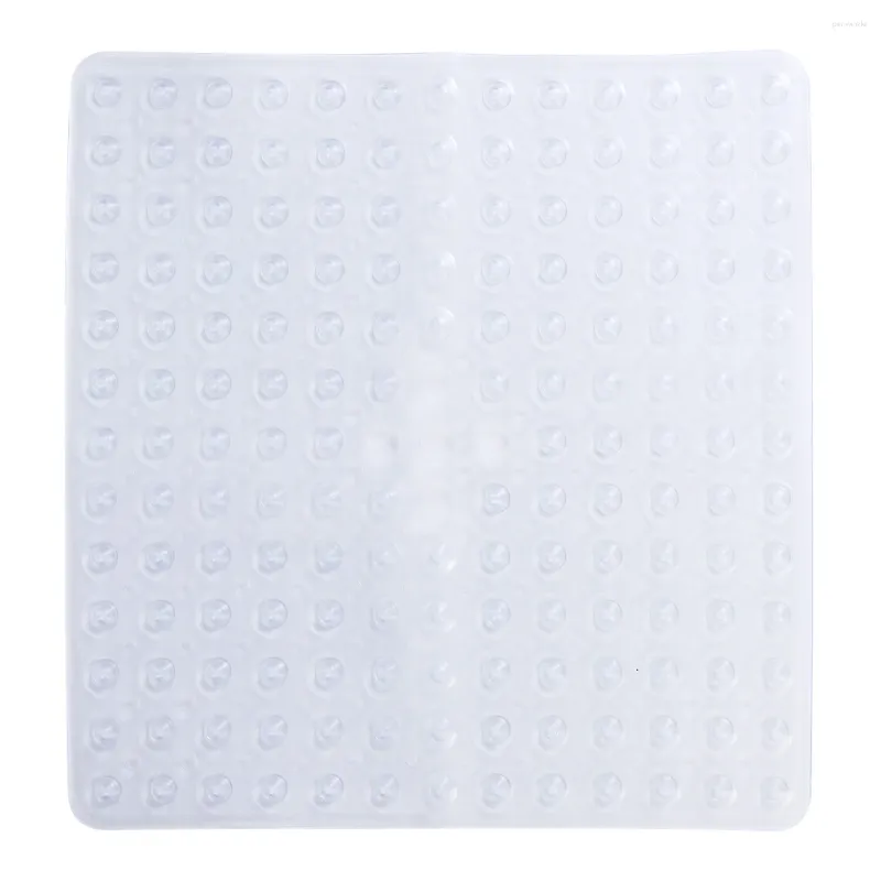 Badmattor mattor golv non-mat fyrkantiga duschsäkerhet pvc anti-milder resistent antiskid (klar)
