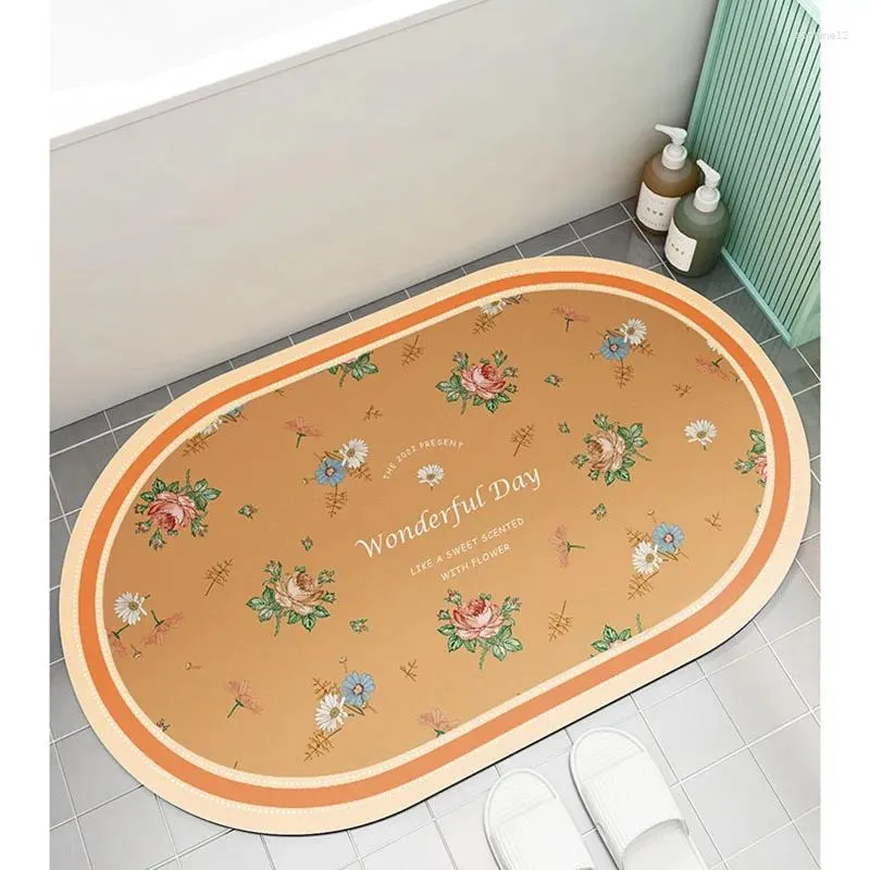 Chauffeur de salle de bain tapis de salle de bain Ultra Eau à eau douce Absorbant de tapis Machine Lavage / sécheur pour la douche et la pièce