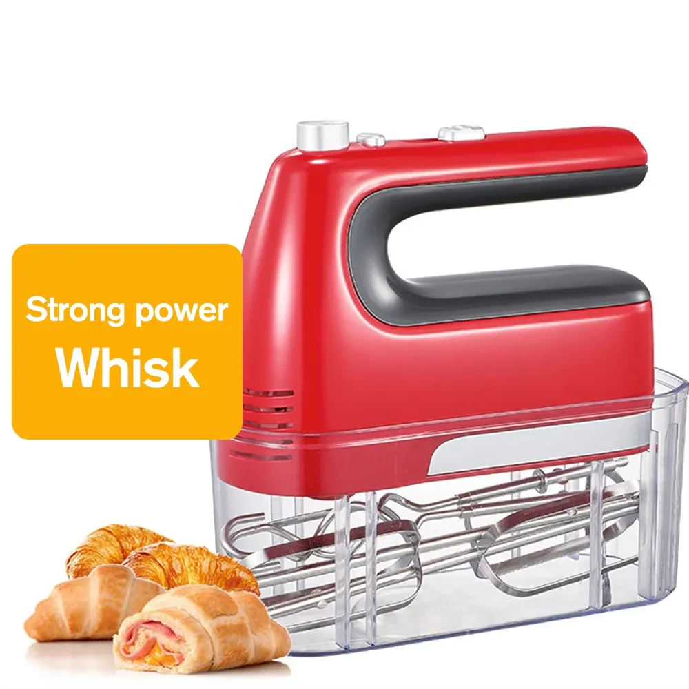 Mixer 300W Mini -Mixermaschine tragbare elektrische Lebensmittel Mixer Handheld Egg Schläger 5 Geschwindigkeiten Backcreme -Kuchen -Teig -Prozessor Küche