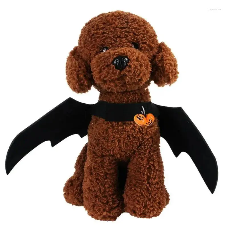 Hundkläder Cat Bat Wings Kattunge Halloween kostymvinge för husdjurvalpklädningstillbehör Holiday Party