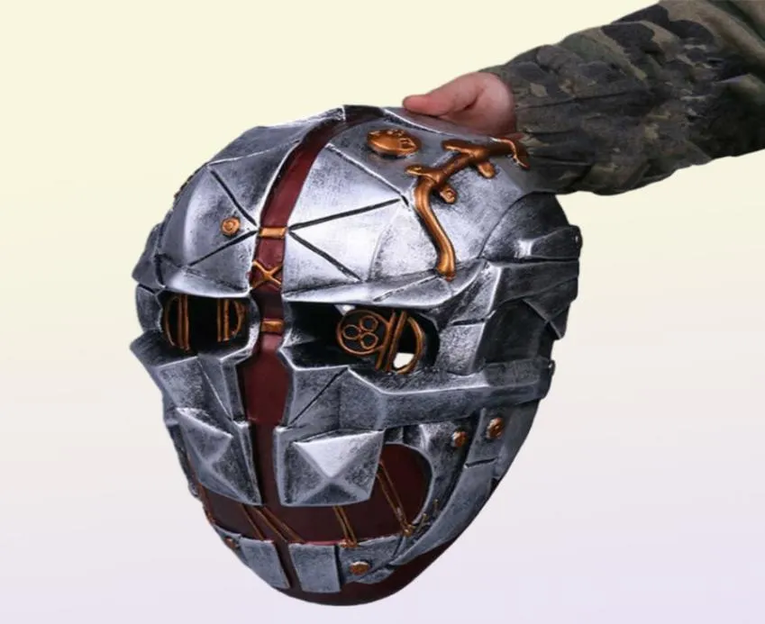 Dishonered 2 Corvo Attano Mask Cosplay GFRP Maski dla dorosłych Halloween Costume Prop G09105371494