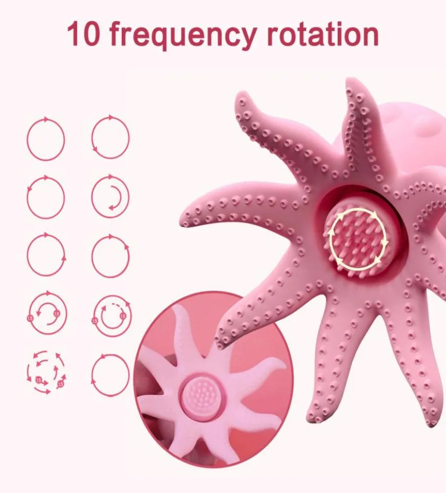 10 Frequency Rotating Octopus Vibrator Sex Shop femminile Masturbatore MASSAGER MASSAGER Clitoristica Stimolatore Sex Toys per donne8972925