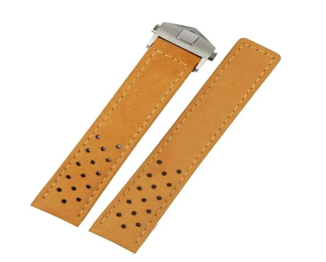 22mm Real Calf Leather Grey Suede Strap VINE Replacement Wrist Watchbands Watch Belt For Heure Bands9355757