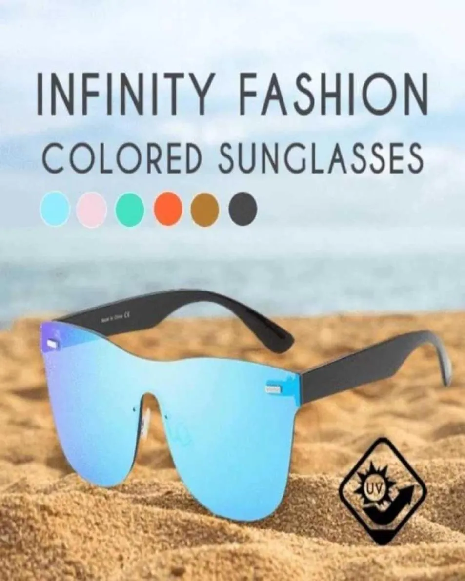 Infinity Fashion Men Mirror Soczewki Drewniane okulary przeciwsłoneczne Multi -Kolor Woman do unisex jazdy bez krawędzi spolaryzowane szklanki 8218493