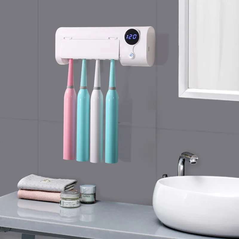 Wall Mounted Toothbrush Holder With Automatic Dispenser Clean Air ...