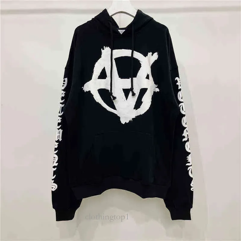 Save Big on Bulk Vetements Clothing Hoodie Gothic Hoodie: Fashion Street  Oversized Pullover With Foam Printing, High Quality Embroidered Hooded