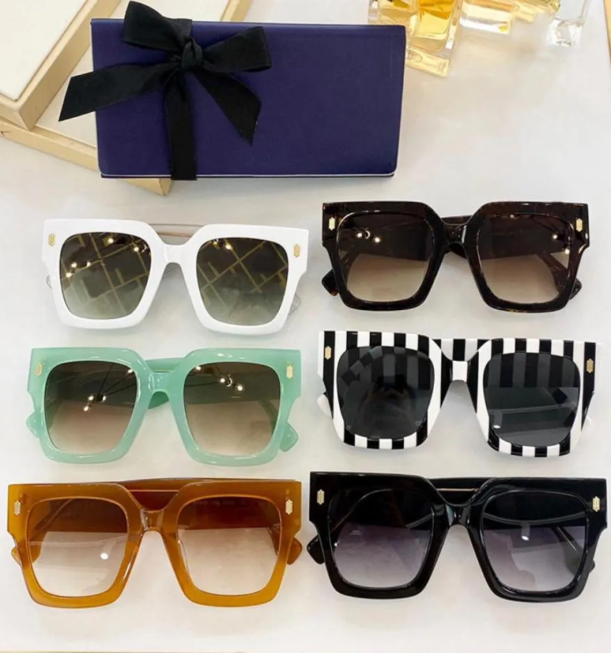 Óculos de sol femininos 0457 Moda clássica Big Box Plate Importado estilo simples Mulheres diárias de compras de óculos Designer de alta qualidade Origi5496121