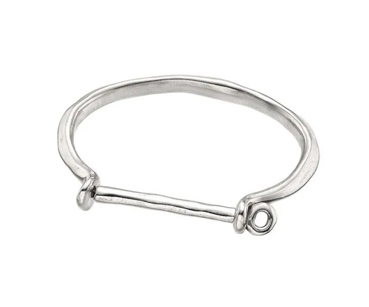 Nytt autentiskt armband Shackled Friendship Armband UNO DE 50 Platerade smycken passar europeisk stil present Fow Women Men PUL1245MTL0006602789