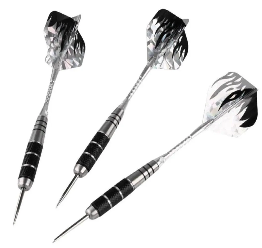 3PCSset 3pcs Steel Darts Points Games sportifs intérieurs Standard Darts standard Nickel Plated Iron Barrel Al Shafts Aurora Wing Hunting 85413279