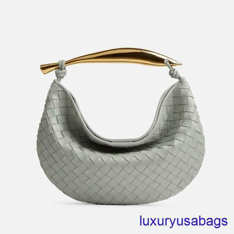 Designer Womens Classic Sardine Tote Sac Petit sac en cuir intrécciato avec manche métallique supérieure Italie Luxury Brand Handle Sac Largeur