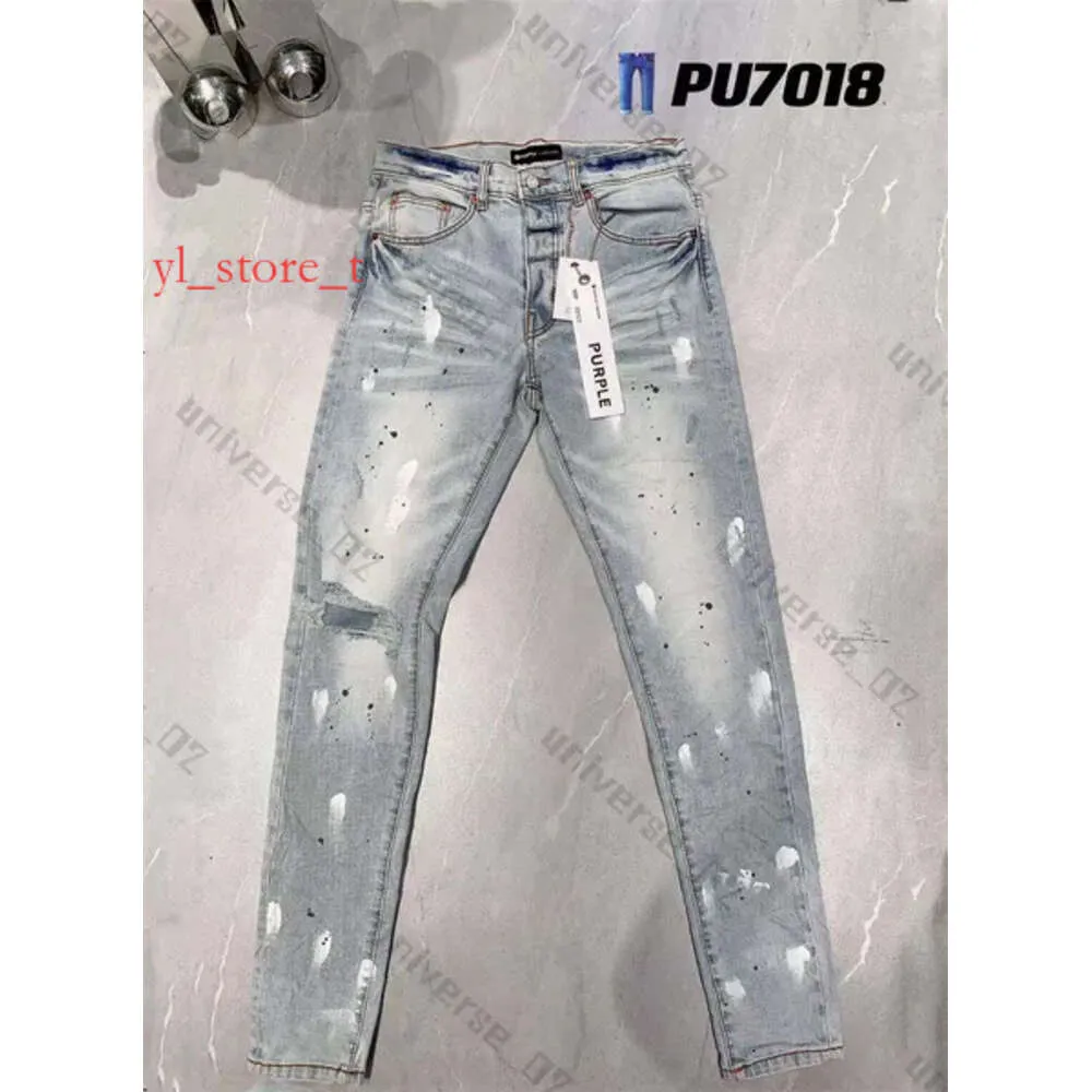 Mens Purple Jeans Designer Jeans Fashion Distressed Ripped Bikers Womens Super High Quality Denim Cargo For Men Black Pants 392