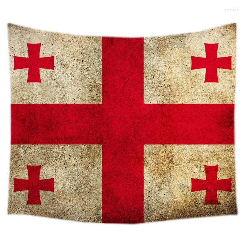 Tapisses Knights Templar Cross Custom Wall Tapestry Fashional Beach Mat Decor