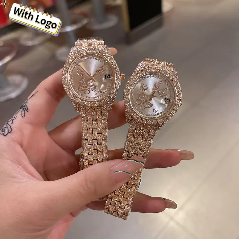 Designer Women Watch Watches High Quality Original VersionNewfull Diamond Butterfly Face Strap Exquisite Luxury Elegance