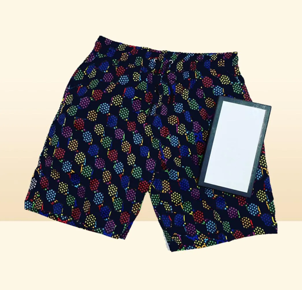 Letras vintage shorts moda de banho masculino de verão calças de praia maré de maré de algodão curto respirável seco rapidamente surfando troncos de natação5352127