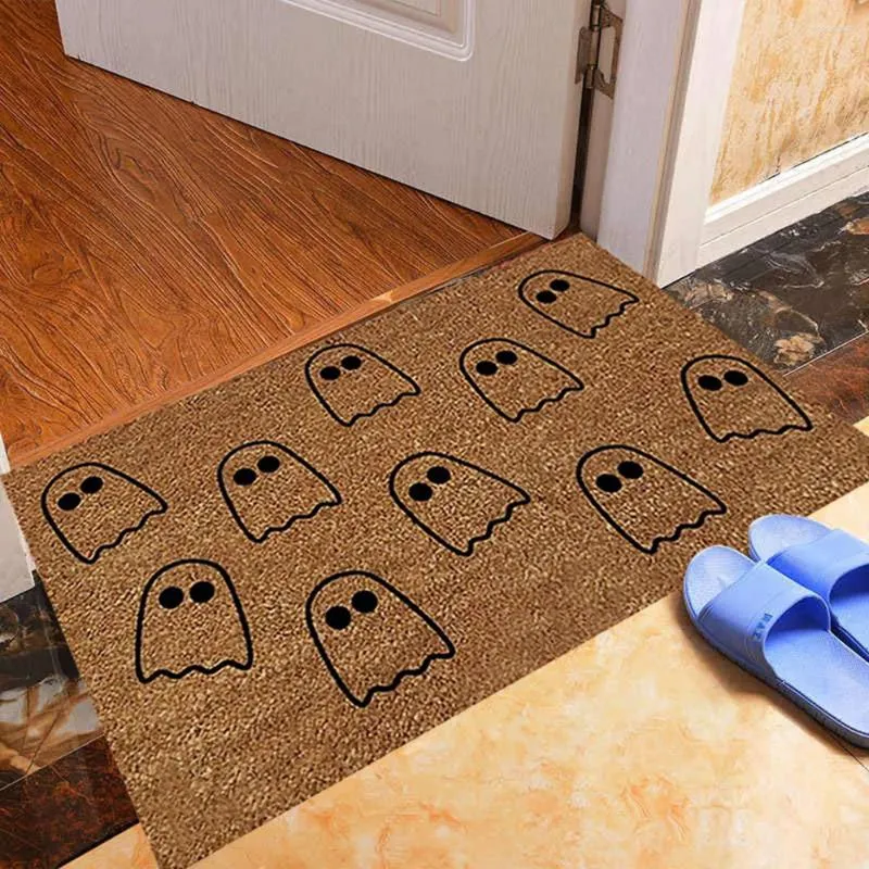 Dywany miękkie drzwi drzwi na Halloween bez poślizgu podkładka do domowej łazienki