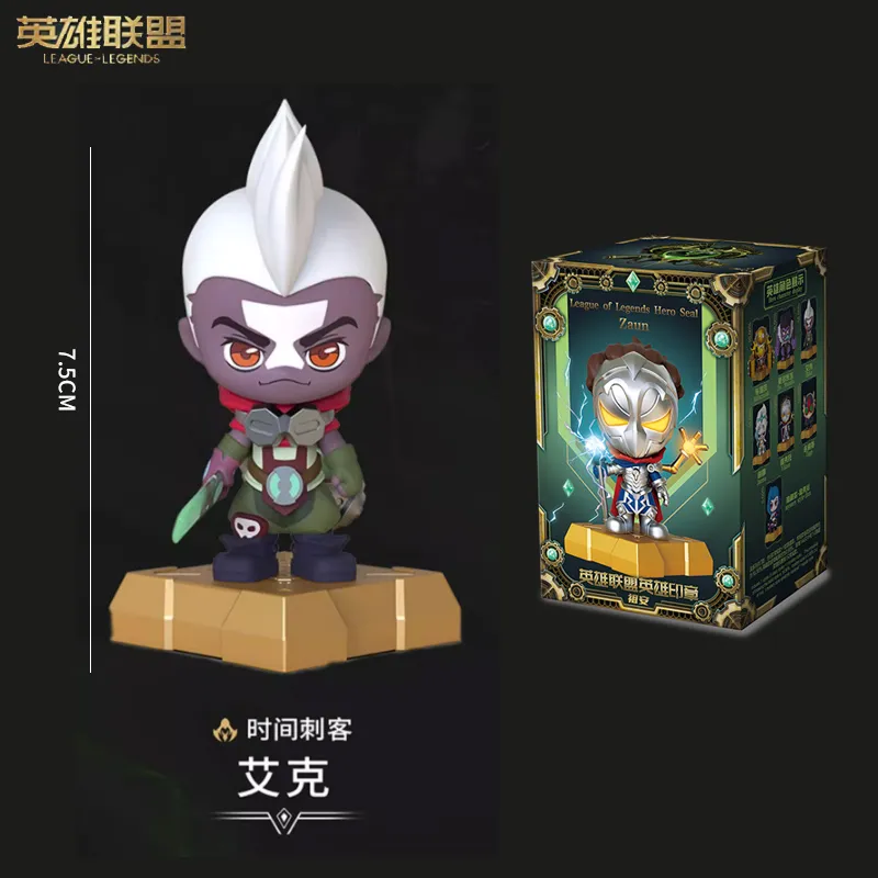 League of Legends Figurines Mystery Box Zaun Jinx Ekko Stamper