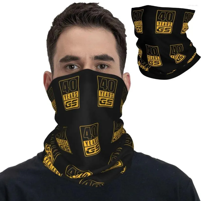 Шарфы GS 40-летний мотоцикл R1200 Bandana Neck Gaiter Print Pramted Scarf Scarf Multi-используемый маска для лица для мужчин для мужчин.