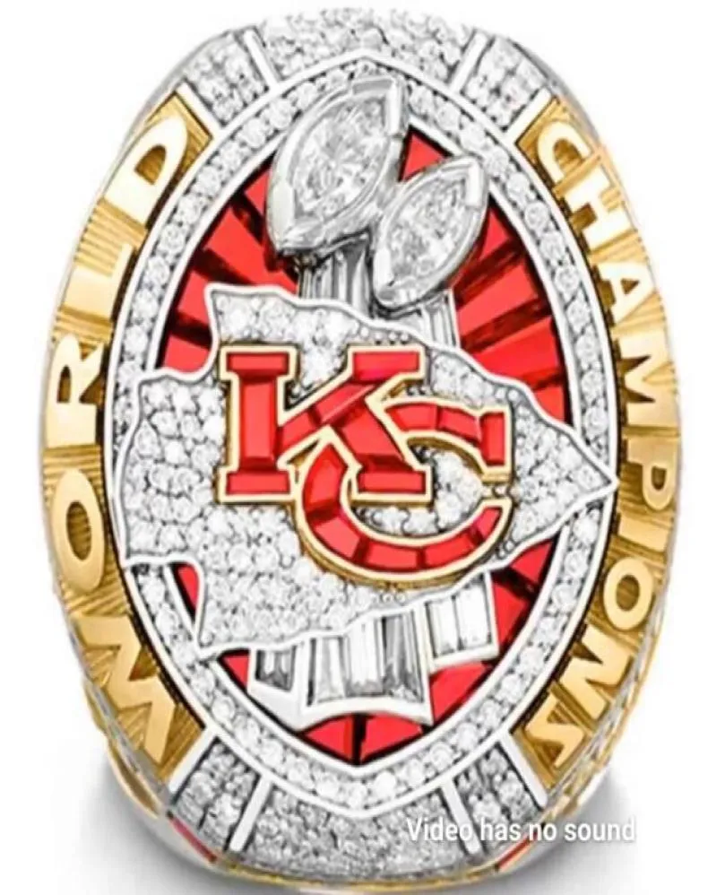 2020 2019 Chief American Football Team Champions Championship Ring Souvenir Men Fan Gift hela smycken6453107