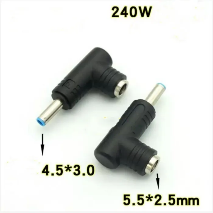 240W high-power elbow 5.5 * 2.5 to 4.5 * 3.0 for HP small mouth needle notebook DC power adapter