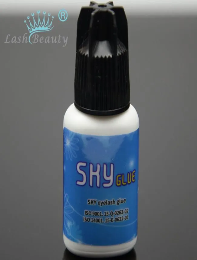 1 butelka Super Type Sky Glue do przedłużenia rzęs Szybkie suszenie Profesjonalne klej rzęs z Korei w ciągu 6 tygodni 5ML5252814