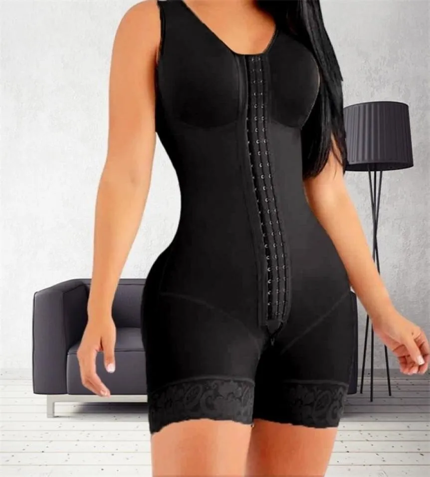 Fajas Colombianas po operacji Shapewear Compression Dyldle Woman płaski żołądek koronkowy Shaper Shapers Shorts Body Shaper 2202185875416