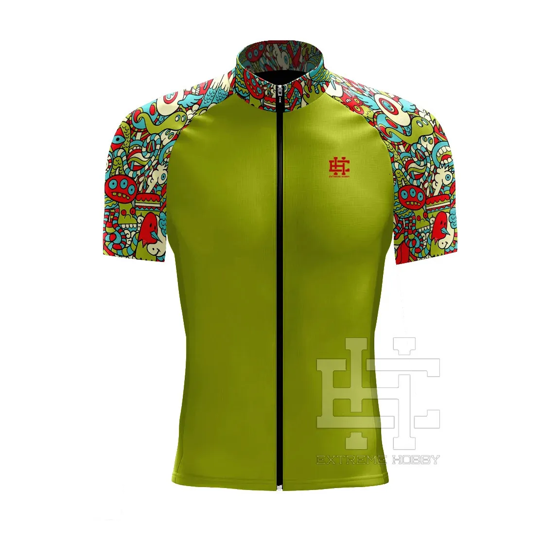 Tops cyclistes Extreme Hooby Portez un équipement de vélo d'été à manches courtes à vélo de vélo respirant des chemises sèches rapides Maillot Roupa Ciclismo 240411