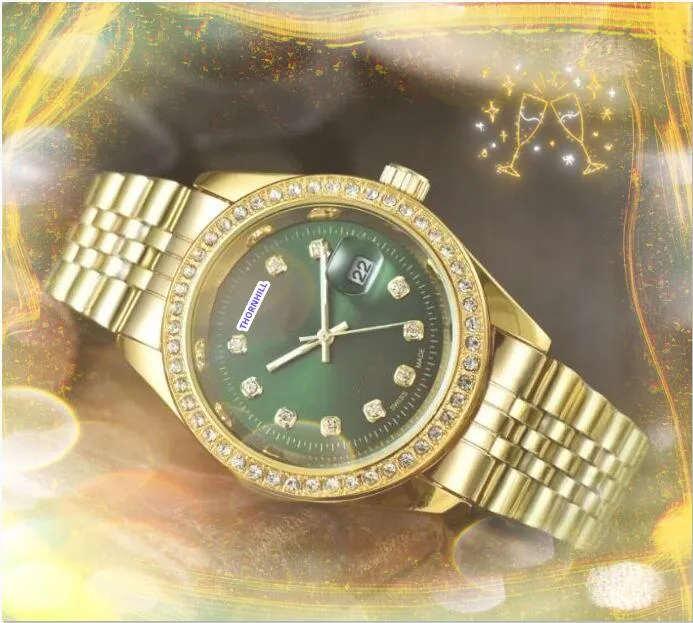 Luksusowe proste chronograph Quarz zegarki mężczyźni kobiety automatyczne dzień dzień