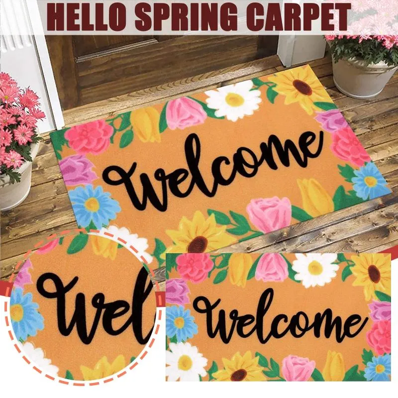 Carpets Tan Throw Blanket Comfort Spring Indoor -slip Carpet Welcoming Decoration Mat Inc Oversize